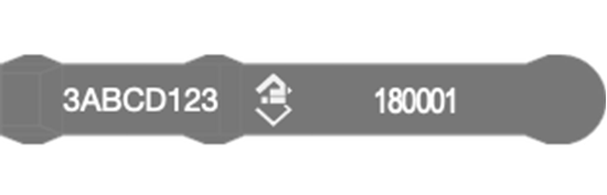 Picture of Victoria NLIS Visual Tag - Layout 3