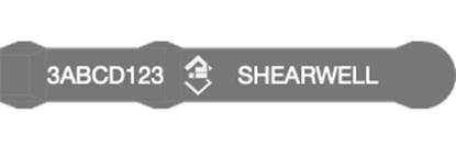 Picture of Victoria NLIS Visual Tag - Layout 5