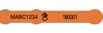 Picture of Tasmania NLIS Visual Tag - Layout 3