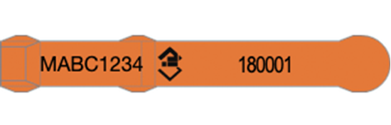 Picture of Tasmania NLIS Visual Tag - Layout 3