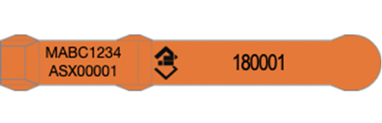 Picture of Tasmania NLIS EID Tag - Layout 3