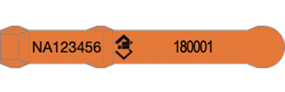 Picture of New South Wales NLIS Visual Tag - Layout 3