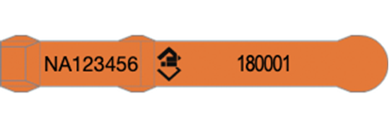 Picture of New South Wales NLIS Visual Tag - Layout 3