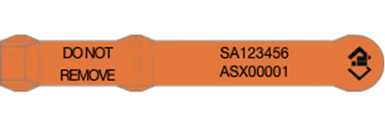 Picture of South Australia NLIS EID Tag - Layout 1