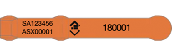 Picture of South Australia NLIS EID Tag - Layout 3