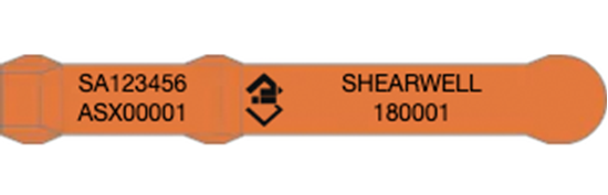 Picture of South Australia NLIS EID Tag - Layout 4