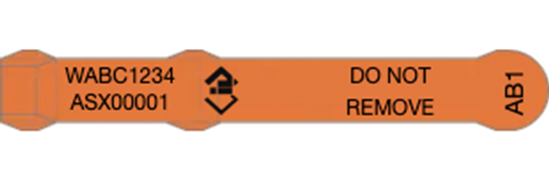 Picture of Western Australia NLIS EID Tag - Layout 2