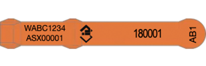 Picture of Western Australia NLIS EID Tag - Layout 3