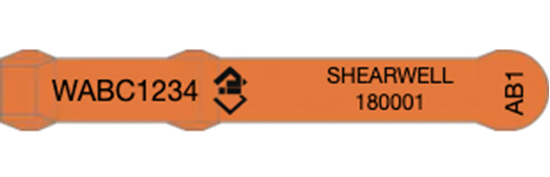 Picture of Western Australia NLIS Visual Tag - Layout 4